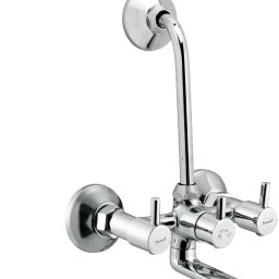 Wall Mixer Elite Eco | Fully Brass | With Provision for overhead shower connection and 165mm long bend pipe) | Easy to use click fitting Mixer Faucet-image-6