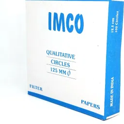 Filter paper round sheets pack of 100 dia 12.5cm for laboratory use in scientific experiments for schools or laboratory activities Filter Paper-16
