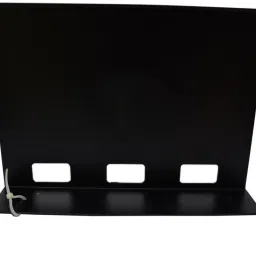 secro Set Top Box Stand/DVR Stand/DTH Stand/WIFI Router Stand/Set Top Box Wall Mount Shelf Bracket - Ideal For All Types Of Set Top Box Black Metal 24 Shelf Bracket image 3