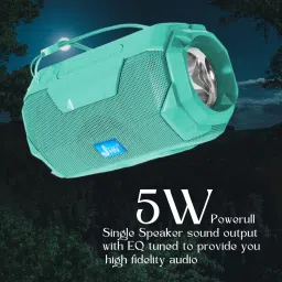 JHN PORTABLE BLUETOOTH SPEAKER Dynamic Thunder Sound with High Bass, Built-In Torch 5 W Bluetooth Speaker image 3