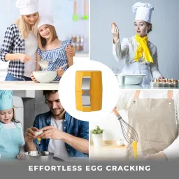 tellshun Egg Cracker Set of 2 Kitchen Gadgets Tools Egg Cracker image 4