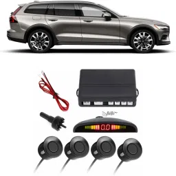 G626 Black Car Reverse Parking Sensor with LED Display 4 Sensor G626 Parking Sensor-image-81