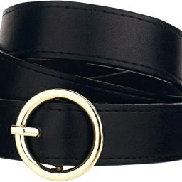 Women Black Artificial Leather Belt-image-56