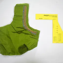 prabhas designs 3 Dart Scale for Blouse Front Measurement | Accurately mark and shape darts Drafting Kit image 4