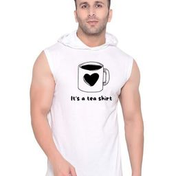 Fashnobic It's Tea Shirt Printed Gym Vests-image-97