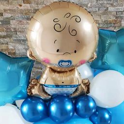 Baby Boy Balloon Bouquet-image-7