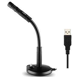 Elevea 𝟏𝟓 𝐘𝐞𝐚𝐫𝐬 𝐖𝐚𝐫𝐫𝐚𝐧𝐭𝐲 USB Compatible Microphone with Stand for Windows PC, Laptop and MacBook. Plug & Play for Streaming, Chatting, Facetime, Recording, Conference Call Microphone. image 1