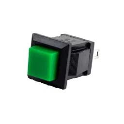 Green DS-430 2PIN ON-OFF Self-Reset Square Push Button Switch（NO Press Break）-7