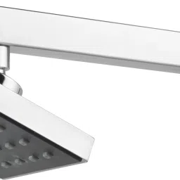 ABS 4x4 Inches Gamma Overhead Shower With 15" Inches Arm And Wall Flange (Chrome Finish) Fixed Mount-picture-1