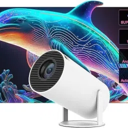 VRUM HD Portable Projector Android 11 YouTube Builtin Apps 5G WiFi Auto Keystone (3000 lm) Portable Projector-5