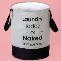 45 L Grey Laundry Bag-image-88