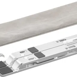 RG Adjustable Alloy Metal Portable Foldable Laptop Stand Holder Portable Adjustable Height Laptop Support Non-Slip Notebook Laptop Stand Aluminium Floor and Desk Stand Laptop Stand with Adjustable Height Compatible with Universal Laptops-image-8