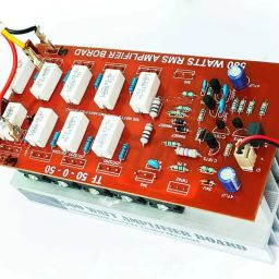 500 WATT RMS 2SC5200 AMPLIFIER BOARD WITH HEAVY HEAT SINK Electronic Components Electronic Hobby Kit-12