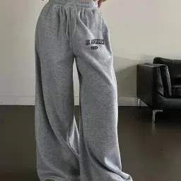 Women Solid Grey Track Pants-image-33