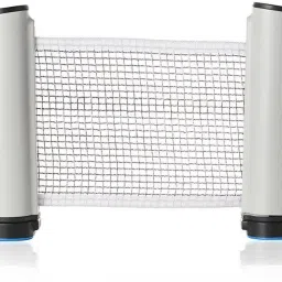 airic Hi-Quality Retractable Table Tennis Net Rack Adjustable Length and Push Clamps Table Tennis Net image 3