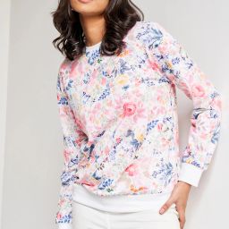 Women Printed Round Neck Cotton Blend Multicolor T-Shirt-image-114
