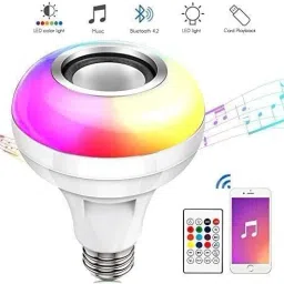 ASTOUND Music LED Multicolor Light Bulb with Bluetooth Speaker Smart Bulb-image-0