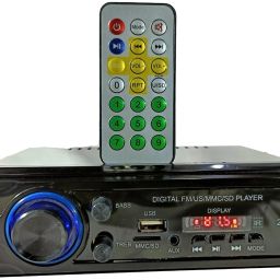 car stereo FM radio with bluetooth USB 12to24 volt battery used 4440ic amplifier Car Stereo-image-7