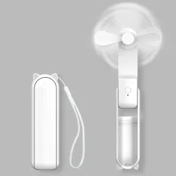 Sampri Portable Handheld Fan Personal Fan Rechargeable Battery Operated Multifunction Foldable Angle With USB Charging And AC Charging Port USB Fan-1