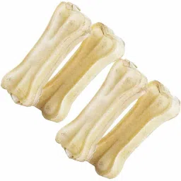 pet grains Bones Chew Treat, Rawhide Pressed Dog Bone 3 inches Lamb Dog Chew image 2