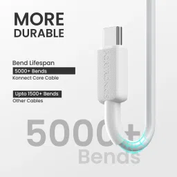 Portronics Type C 3 A 1 m Konnect Link Type C Fast Charging Cable image 3