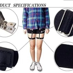 JS Enterprises ™ Shirt Stays For Men, Shirt Holder For Men, Adjustable Elastic Shirt Garter-19