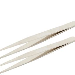 Stainless Steel Straight 2Pc Tweezer for Precision Work – Silver-image-19