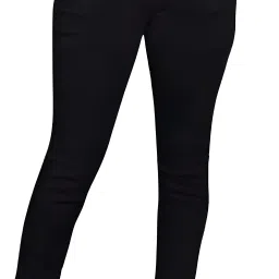 Women Slim High Rise Black Jeans-image-74