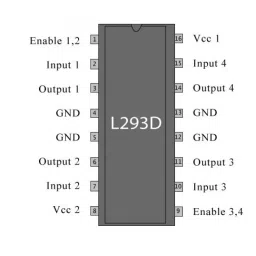L293D PowerDIP-16 Stepper Motor Controller/ Driver image 3