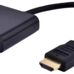 HOC TV-out Cable DUG_624D HDMI to VGA Cable compatible for laptop/PC/TV/Tablet/Projector/Xbox-22