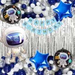 space astronaut theme birthday decorations items combo party balloons-image-32