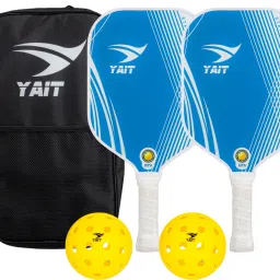 Stryke Pickleball Paddle & Ball Set | FREE Bag | 13 mm Fiberglass|AIPA Approved Pickleball Paddle-17