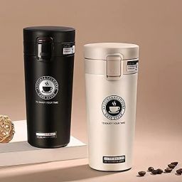 Double Wall Vacuum Insulated Stainless Steel Tea Coffee Thermos Stainless Steel Coffee Mug-image-0