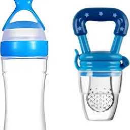 Baby Feeding Spoon-90ml and Feeding Nibbler- SILICONE-19