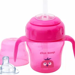 150ml Birdie BPA Free Non-Spill Interchangeable Sipper / Sippy Cup with Soft Silicone Spout And Straw-25