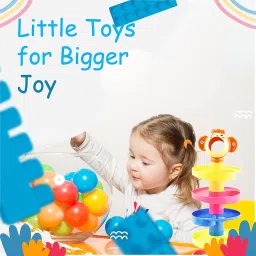 countrylink Heavy Plastic 5 Layer Tower Run with Swirling Ramps and 3 Rattle Balls image 5