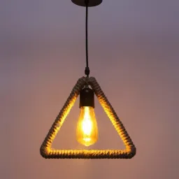 Rope Triangle Pendants Ceiling Lamp-image-21