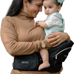 Black Gold Carrier with Hip Seat Baby Carrier-image-85