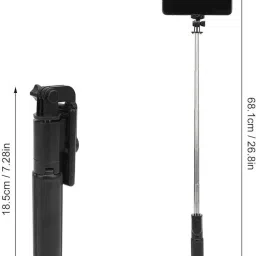 SSCollection Extendable Selfie Stick Tripod Flexible Phone Tripod Stand Bluetooth Remote Control Bluetooth Selfie Stick image 2