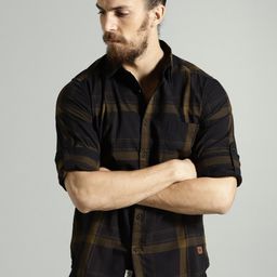 roadster Men Regular Fit Checkered Casual Shirt-picture-47