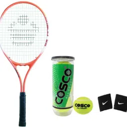 Drive 25 Tennis Racket kit- (1 Racket "8 to 10 year only", 3 Ball, 2 Wrist Band) Tennis Kit-image-32