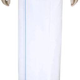 kkv Fancy Border Double 8 Mulam (4 Meters) White Cotton Solid Men Dhoti-image-1