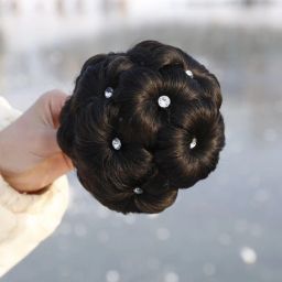 Stylish Beautiful bun Hair Extension-image-1