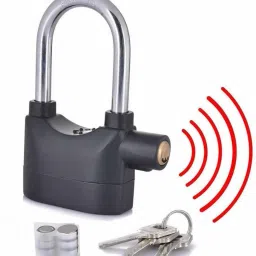 Anti Theft Motion Sensor Alarm Lock for Home, Office and Bikes with High Security Safe Locker-6