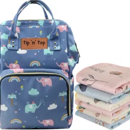 Premium Baby Diaper Bag with Towel, Waterproof & Travel-Friendly Maternity Kit Diaper Bag Combo-image-96