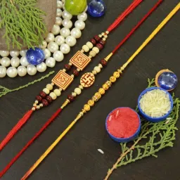 Religious Rawat_S3_736-ShopsyA Assorted Rakhi Set-15