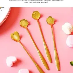 Copper Dessert Spoon Set-34