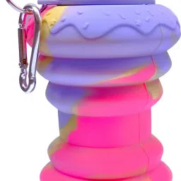 Silicone Donut Foldable Bottle 500 ml Water Bottle-image-30