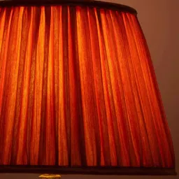 lampenschirm india Premium Softback 30cm Empire Silk Lampshade (Orange)-picture-35