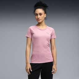 puma Women Solid Crew Neck Polyester Pink T-Shirt-picture-32